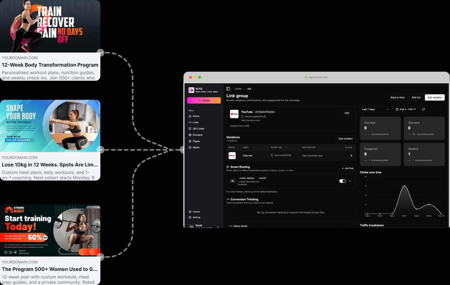 A/B test your link in bio. The feature no one else has
